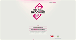 Desktop Screenshot of elecciones.alava.net